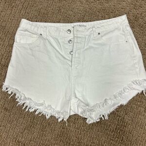 Women’s Wild Fable High Rise Frayed Bottom Summer Shorts Size 14